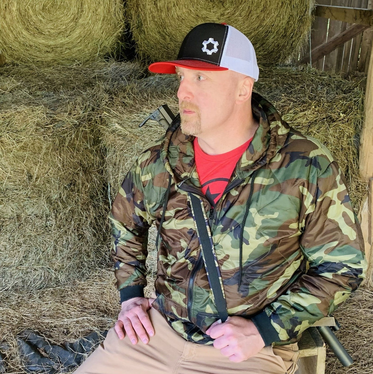 WOOBIE ZIP-UP JACKET - WOODLAND