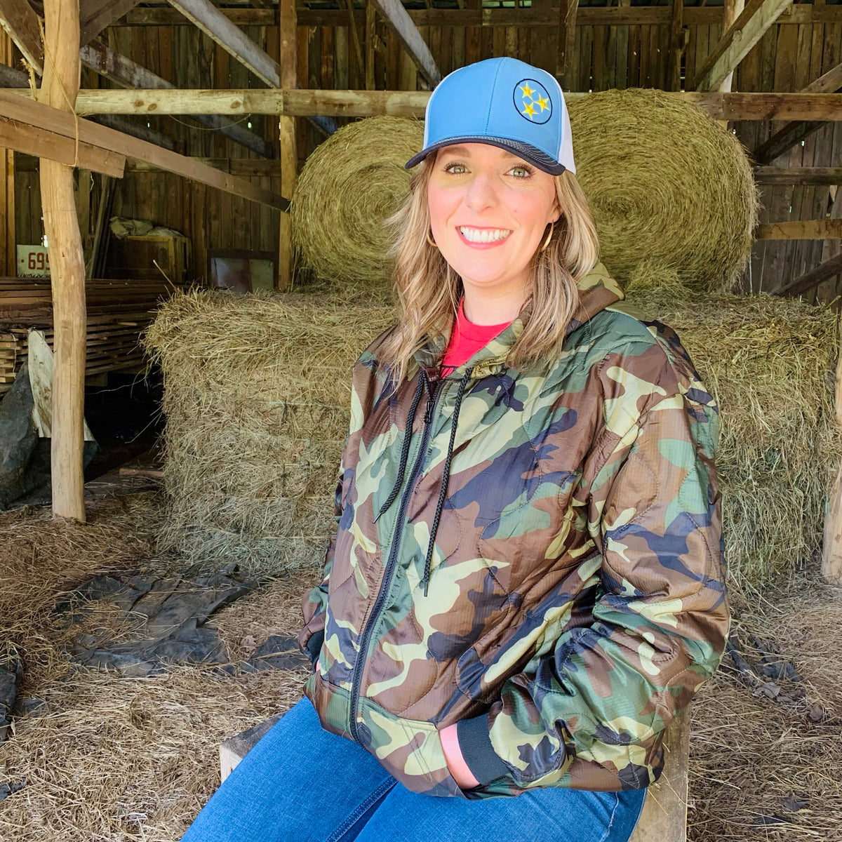 WOOBIE ZIP-UP JACKET - WOODLAND