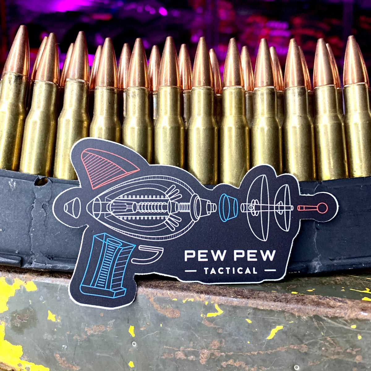 PEW PEW TACTICAL EXPLODED LASER DECAL