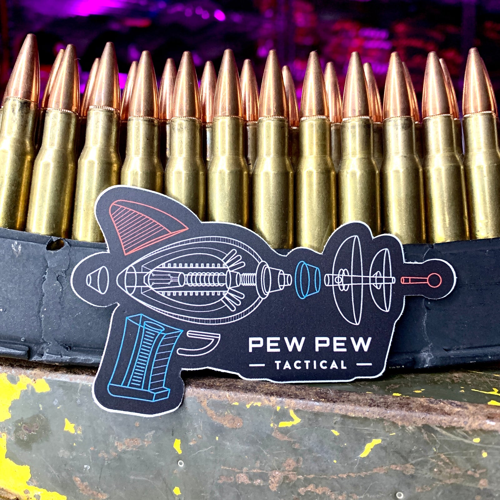 PEW PEW TACTICAL EXPLODED LASER DECAL